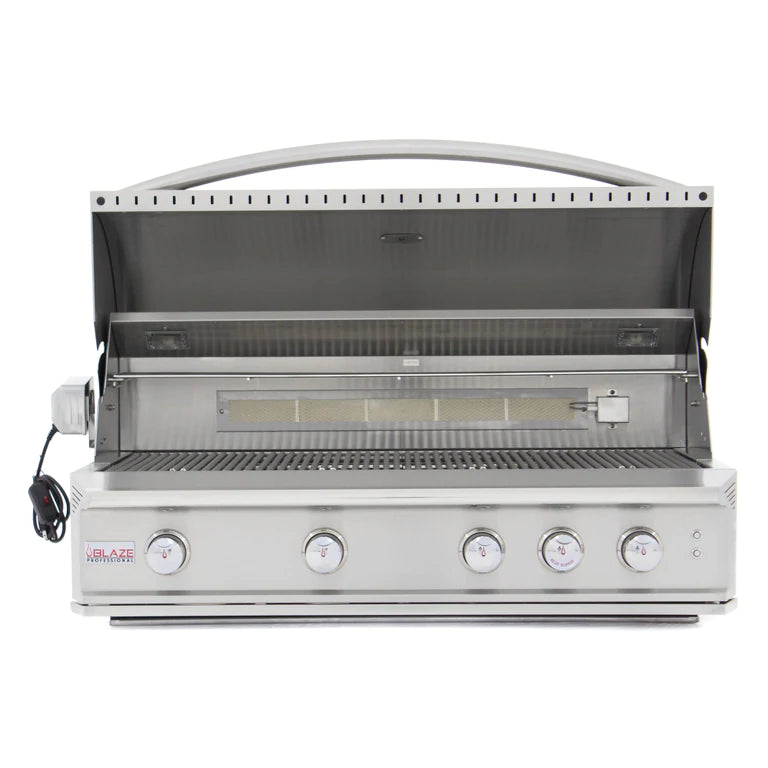 Blaze Professional 44 in., 4 Burner Built-In  Grill with Grill Cart