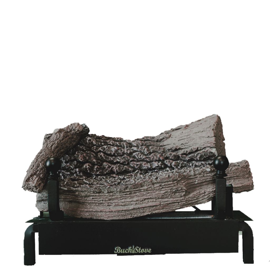 Buck Stove 18" Ceramic Series Vent-Free Log Set - Thermostatic- Shallow Depth - MyBBQDirect