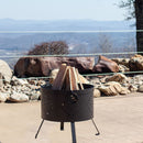 Buck Stove 18" Round Wood Burning Fire Pit with Diamond Pattern