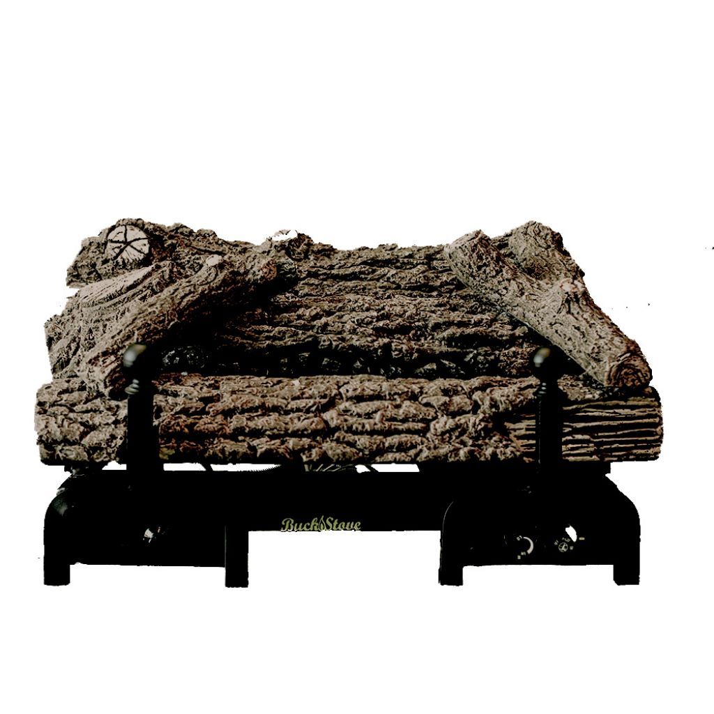 Buck Stove 24" Ceramic Series Vent Free Log Set - MyBBQDirect