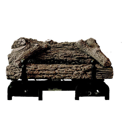 Buck Stove 24" Ceramic Series Vent Free Log Set - MyBBQDirect