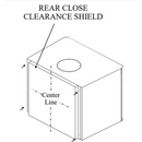 Buck Stove Close Clearance Shield for 18/51/85 Models Fireplace