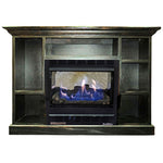 Buck Stove Model 1127 Prestige Gas Stove Combo with Marble Black Mantel - MyBBQDirect