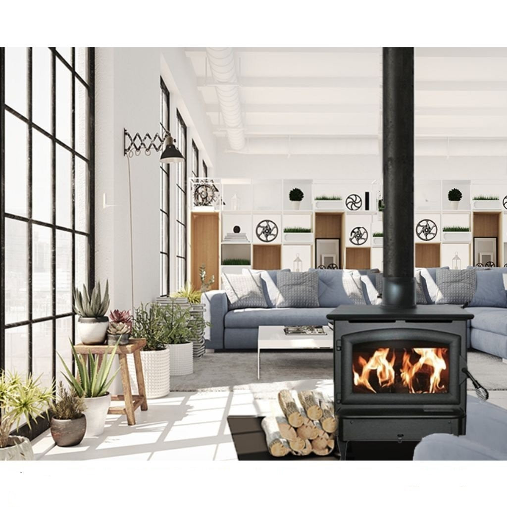 Buck Stove Model 21 Non-Catalytic Wood Burning Stove with Door - MyBBQDirect