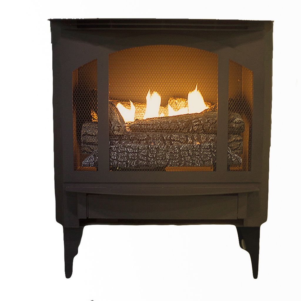 Buck Stove Model T-33 Gas Stove with Legs and Blower - MyBBQDirect