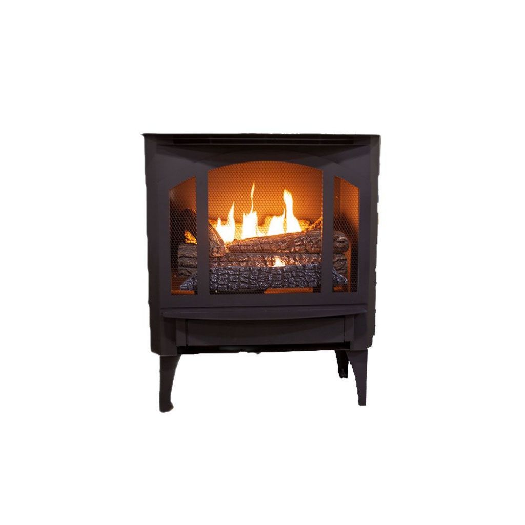 Buck Stove Model T-33 Gas Stove with Legs and Blower - MyBBQDirect