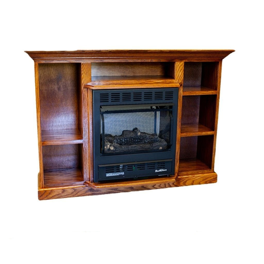 Buck Stove Prestige Bookcase Mantel Accessory for Model 1127/1110 Gas Stove - MyBBQDirect