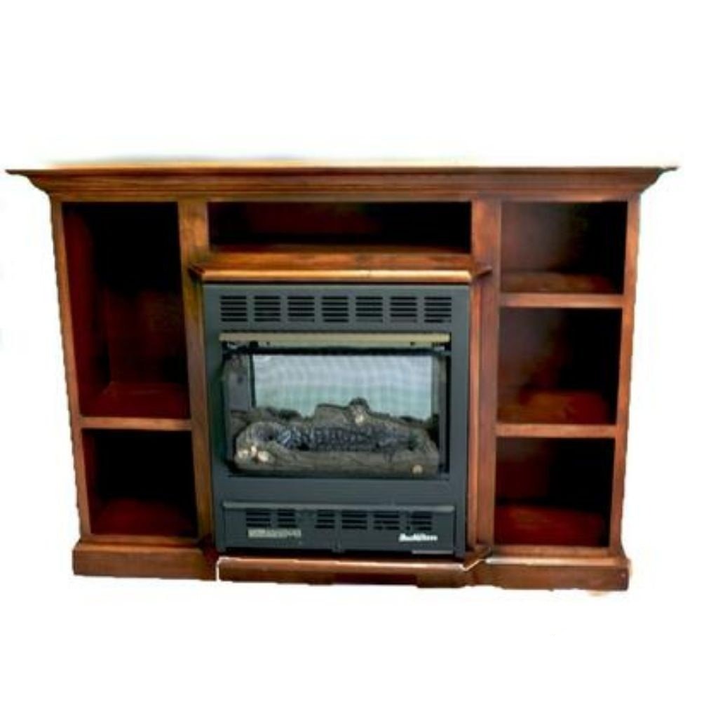 Buck Stove Prestige Bookcase Mantel Accessory for Model 34, Model 329, Model 384 Gas Stove - MyBBQDirect