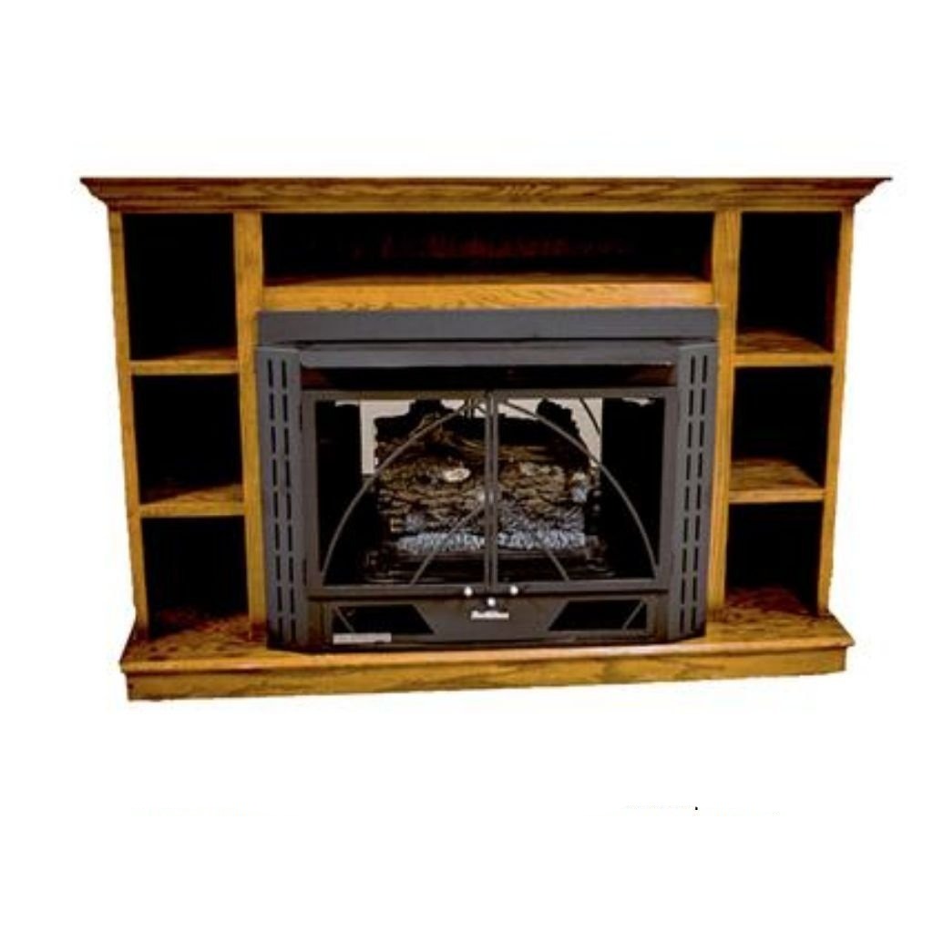 Buck Stove Prestige Bookcase Mantel Accessory for Model 34, Model 329, Model 384 Gas Stove - MyBBQDirect
