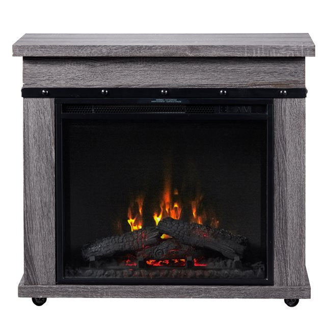 Dimplex 23" Morgan Electric Fireplace Mantel, Charcoal Oak