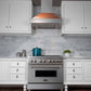 Ducted Fingerprint Resistant Stainless Steel Range Hood with Copper Shell (8654C)