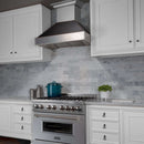 Ducted Fingerprint Resistant Stainless Steel Range Hood with Oil Rubbed Bronze Shell (8654ORB)