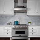 Ducted Fingerprint Resistant Stainless Steel Range Hood with Oil Rubbed Bronze Shell (8654ORB)