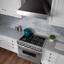 Ducted Fingerprint Resistant Stainless Steel Range Hood with Oil Rubbed Bronze Shell (8654ORB)