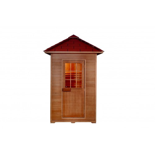 SUNRAY EAGLE 2-PERSON OUTDOOR TRADITIONAL SAUNA - MyBBQDirect