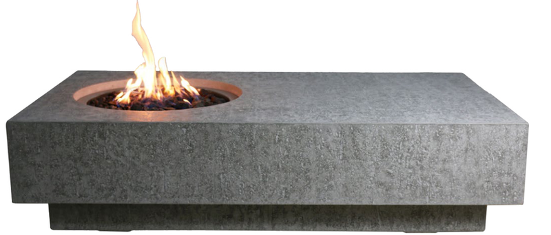 Elementi Metropolis Cast Concrete Fire Table