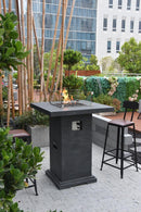 Elementi Montreal Bar Table High Performance Cast Concrete