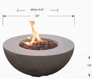 Modeno Roca GRC Fire Table