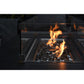 Elementi Varna Bianco white Porcelain & Metal Frame Fire Table