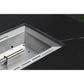 Elementi Varna Bianco white Porcelain & Metal Frame Fire Table