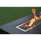 Elementi Varna Bianco white Porcelain & Metal Frame Fire Table