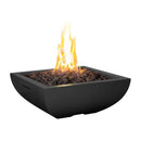 American Fyre Designs 30" Bordeaux Petite Square Gas Fire Bowl 431-CB-11-M6NC