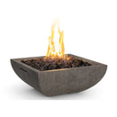 American Fyre Designs 30" Bordeaux Petite Square Gas Fire Bowl 431-CB-11-M6NC