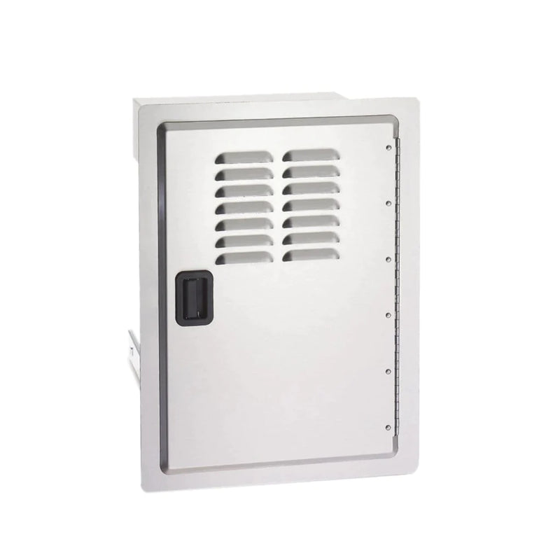 Fire Magic 14" Legacy Vertical Single Access Door w/ Tank Tray and Louvers