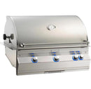 Fire Magic Aurora A790I 36-Inch Built-In Natural Gas Grill With One Infrared Burner, Rotisserie, And Analog Thermometer - A790I-8LAN