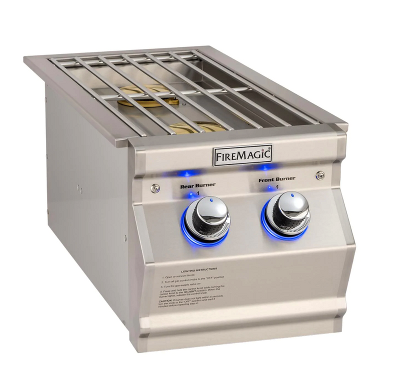 Fire Magic Aurora Built-In Natural Gas Double Side Burner - 32817