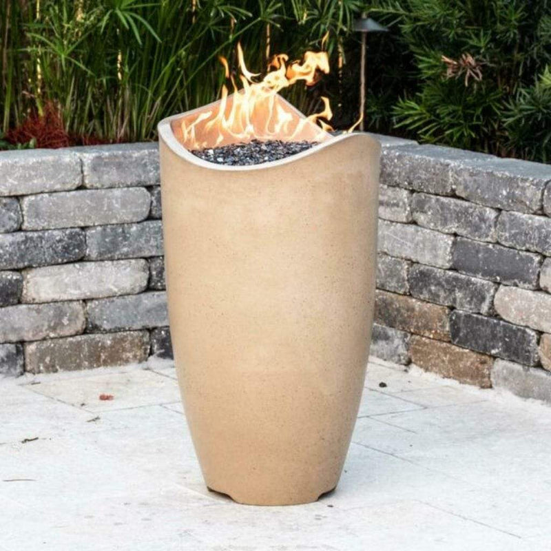 American Fyre Designs 20" Wave Gas Fire Urn (without Access Door) 530-BA-10-M2NC