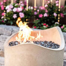 American Fyre Designs 20" Wave Gas Fire Urn with Access Door 530-SM-11-M2PC