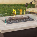 American Fyre Designs 54" Reclaimed Wood Cosmopolitan Rectangle Gas Firetable 635-BA-FO-M4NC