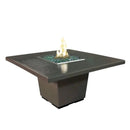 American Fyre Designs 60" Cosmopolitan Square Dining Gas Firetable 642-SM-11-M6NC