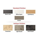 American Fyre Designs 56" Louvre Rectangle Fire Pit 689-WA-11-M7NC