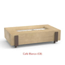 American Fyre Designs 60" Iron Saddle Rectangular Gas Firetable 580-WA-11-M7NC