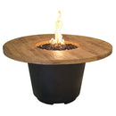 American Fyre Designs 48" Reclaimed Wood Cosmopolitan Round Gas Firetable 645-BA-FO-M2NC