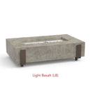 American Fyre Designs 60" Iron Saddle Rectangular Gas Firetable 580-WA-11-M7NC