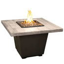 American Fyre Designs 36" Reclaimed Wood Cosmopolitan Square Gas Firetable 640-BA-FO-M2NC