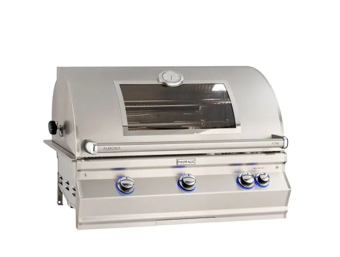 Fire Magic A790I Aurora 36" Built In Grill With One Infrared Burner Rotisserie