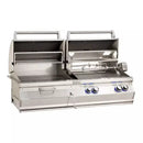 Fire Magic Aurora A830I Built-In Natural Gas & Charcoal Combo Grill With One Infrared Burner