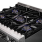 Forno 3-Piece Appliance Package - 30-Inch Gas Range, French Door Refrigerator, and Dishwasher in Stainless Steel