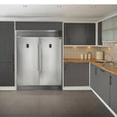 Forno 3-Piece Appliance Package - 48-Inch Gas Range, Pro-Style Refrigerator, and Dishwasher in Stainless Steel