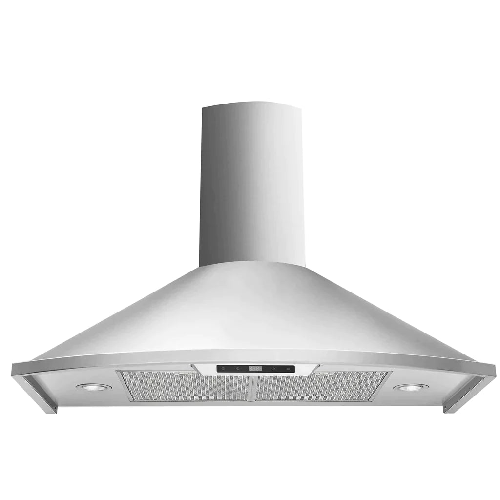 Forno 30" Campobasso Wall Mount Range Hood in Stainless Steel with 450 CFM Motor - FRHWM5010-30 - MyBBQDirect