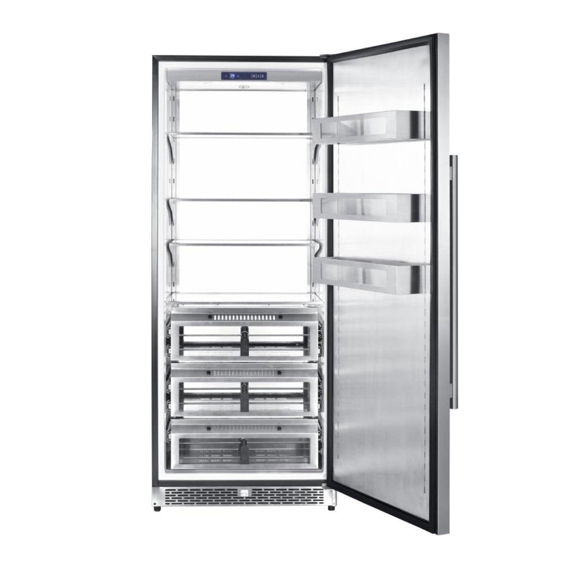 Forno 30" Cologne 14.6 cu.ft. Pro-Style Refrigerator in Stainless Steel -FFRBI1821-30S