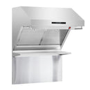 Forno 3-Piece Appliance Package - 30-Inch Gas Range, 56-Inch Pro-Style Refrigerator & Wall Mount Hood with Backsplash in Stainless Steel