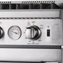 Forno 4-Piece Appliance Package - 30-Inch Gas Range, Refrigerator with Water Dispenser, Microwave Oven, & 3-Rack Dishwasher in Stainless Steel