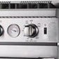 Forno 4-Piece Appliance Package - 30-Inch Gas Range, Refrigerator, Wall Mount Hood with Backsplash, & 3-Rack Dishwasher in Stainless Steel