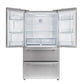 Forno 4-Piece Pro Appliance Package - 30-Inch Dual Fuel Range, Premium Hood, French Door Refrigerator, and Dishwasher in Stainless Steel