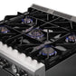 Forno 5-Piece Appliance Package - 30-Inch Gas Range, Refrigerator with Water Dispenser, Wall Mount Hood with Backsplash, Microwave Drawer, & 3-Rack Dishwasher in Stainless Steel